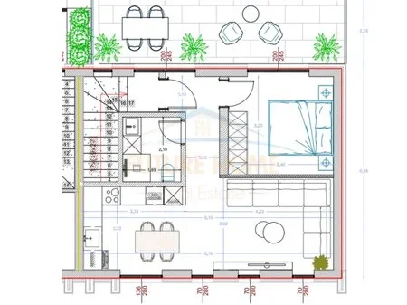 Tirane, shitet apartament 1+1 Kati 3, 78 m² 1.449.000 € 