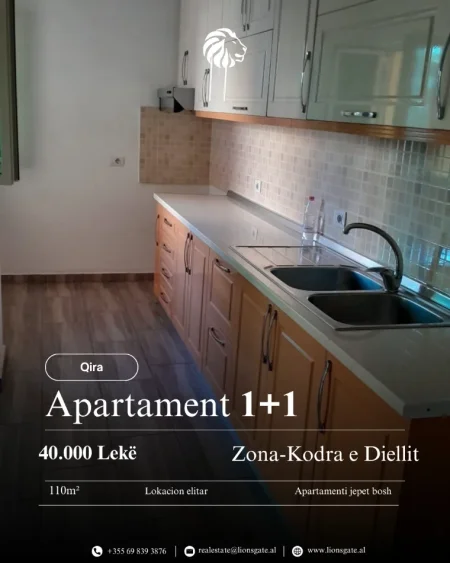 Tirane, jap me qera apartament 1+1 , 110 m² 400 € 