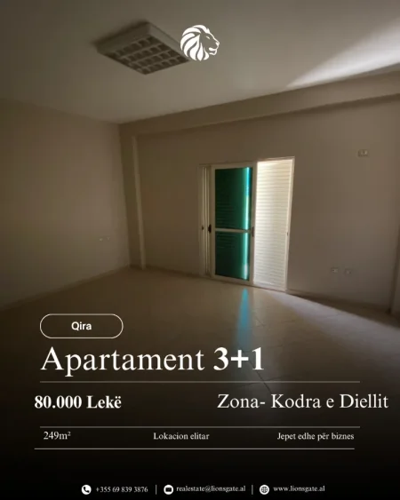 Tirane, jap me qera apartament 3+1 , 240 m² 800 € 