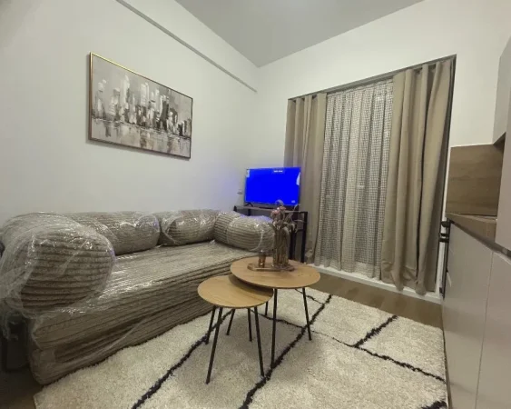 Tirane, jepet me qera apartament 1+1+Aneks+Ballkon Kati 1, 32 m² 270 € (fresku)