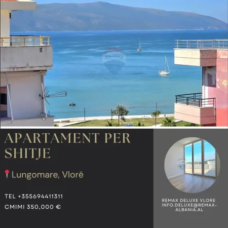 Vlore - Lungomare, shitet apartament+verande | Penthouse 3+1 Kati 8, 162 m² 350.000 € (Lungomare, Vlorë)