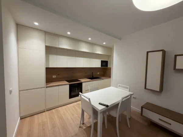 Tirane, jepet me qera apartament 1+1 Kati 9, 60 m² 1.000 € (liqeni artificial , rruga kosovareve)