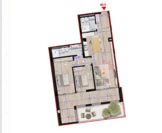 Tirane, shitet apartament 2+1 Kati 0, 181 m² 665.000 € (FOLIE VILLAGE)