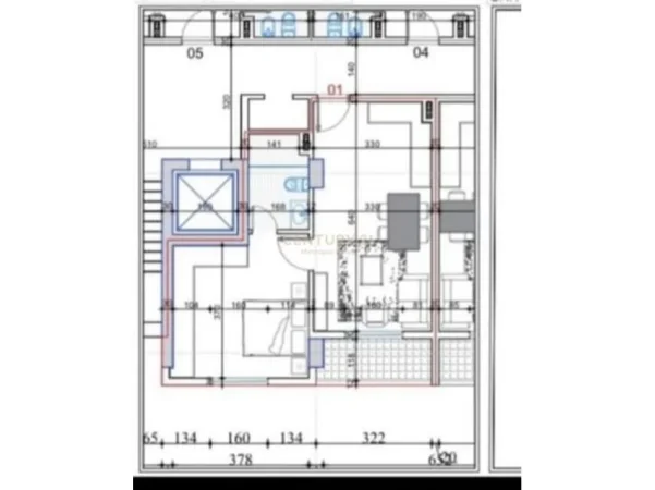 Tirane, shitet 1+1+Ballkon Kati 1, 57 m² 59.000 € 