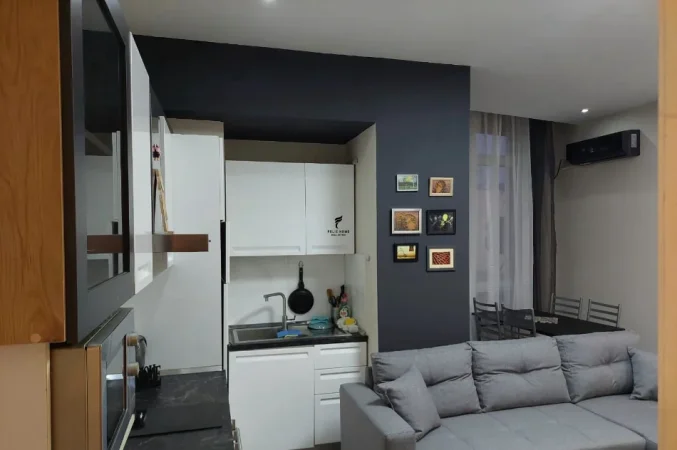 Tirane, jepet me qera apartament 1+1 Kati 1, 60 m² 600 € (LICEU ARTISTIK)