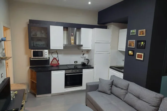 Tirane, jepet me qera apartament 1+1 Kati 1, 60 m² 600 € (LICEU ARTISTIK)