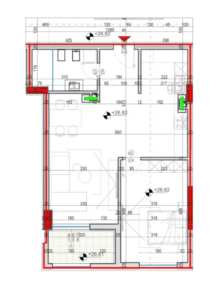 Tirane, shitet apartament 1+1 Kati 8, 87 m² 135.530 € (ASTIR)