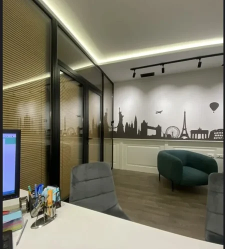 Tirane, jepet me qera zyre Kati 1, 55 m² 800 € (BRRYLI)