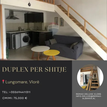 Vlore - Lungomare, shitet apartament 1+1 Kati 0, 28 m² 75.000 € (Lungomare, Vlorë)