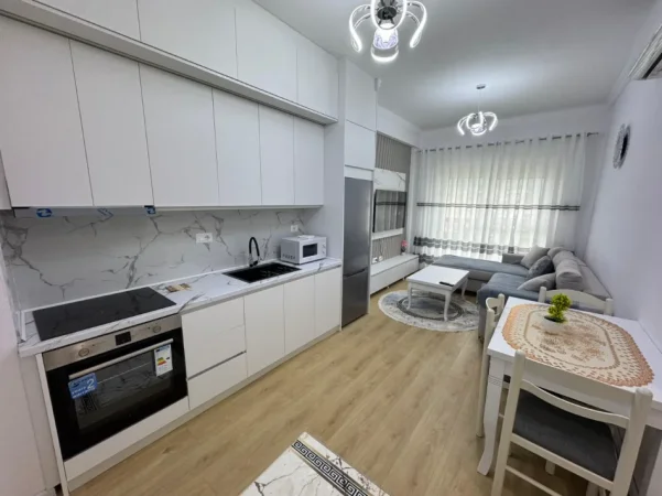 Tirane, jepet me qera apartament 1+1 Kati 5, (Ali Demi)