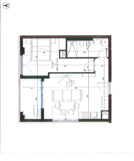 Vlore, shitet apartament 1+1 Kati 2, 71 m² 200.648 € (Drimadhe)