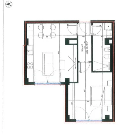 Vlore, shitet apartament 1+1 Kati 2, 71 m² 200.816 € (Drimadhes)