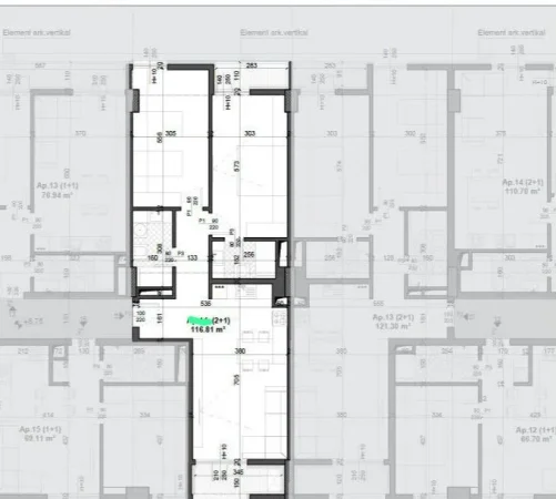 Tirane, shitet apartament 2+1 Kati 2, 116 m² 169.370 € (Meis Garden)