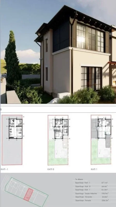 Tirane, shitet Vile 4+1 , 256 m² 570.000 € (TEG)