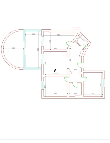 Tirane, jepet me qera zyre Kati 7, 86 m² 800 € (VASIL SHANTO)