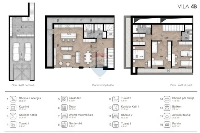 Tirane, shitet Vile , 420 m² 490.000 € 
