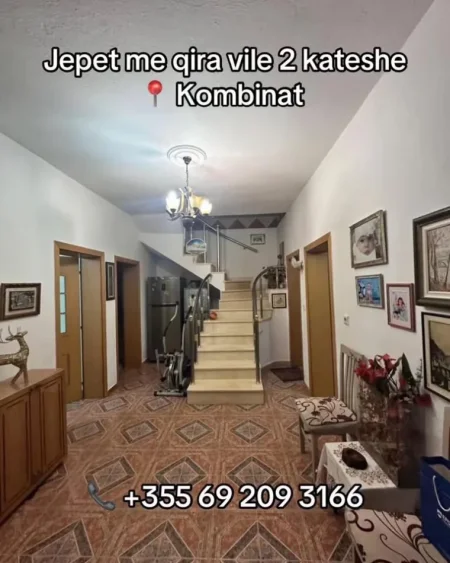 Tirane, jepet me qera Vile 2 Katshe Kati 2, 180 m² 700 € (Kombinat)