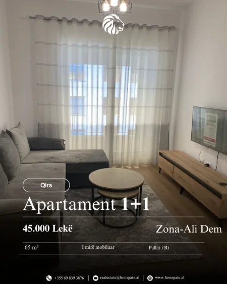 Tirane, jap me qera 1+1 , 65 m² 450 € 