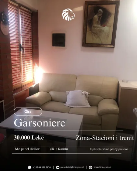 Tirane, jap me qera apartament 1+1 , 45 m² 300 € 