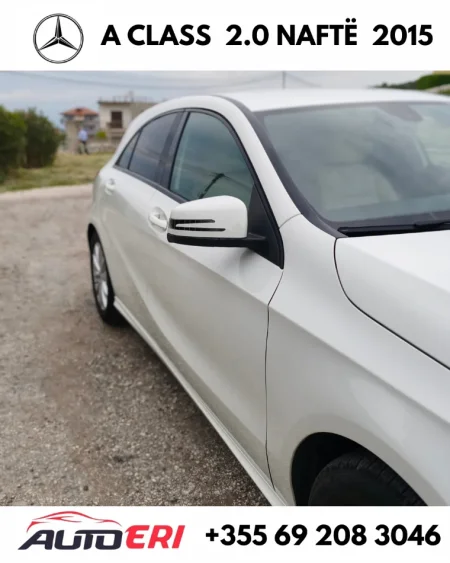 Lushnje, shitet makine MERCEDEZ BENZ A CLASS Nafte, e bardhë automatik Kondicioner 15.000 km 8.500 €