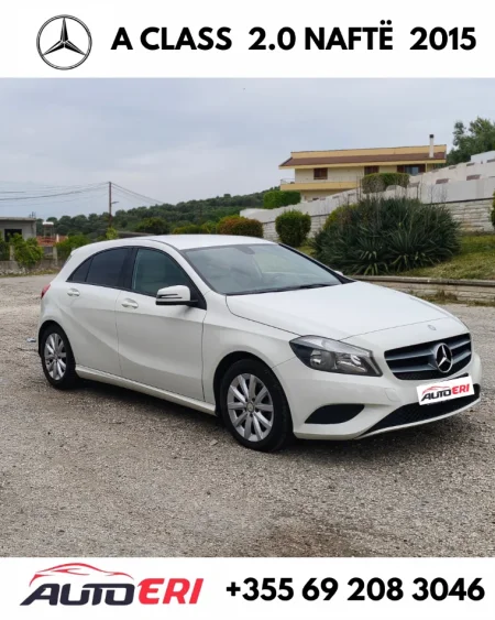 Lushnje, shitet makine MERCEDEZ BENZ A CLASS Nafte, e bardhë automatik Kondicioner 15.000 km 8.500 €