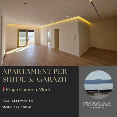 Vlore - Lungomare, shitet apartament 2+1 Kati 10, 118 m² 272.000 € (Rruga Cameria, Lungomare, Vlore)