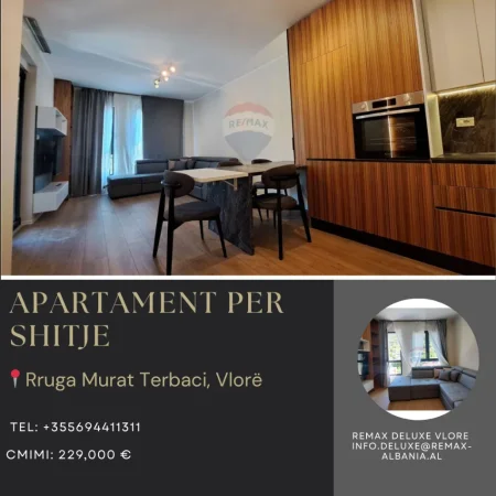 Vlore - Lungomare, shitet apartament 2+1 Kati 5, 99 m² 229.000 € (Rruga Murat Terbaci, Vlore)