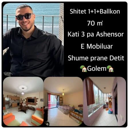 Durres, shitet 1+1+Ballkon , 70 m² 91.000 € (golem)