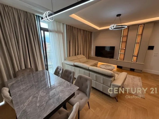 Tirane, jepet me qera apartament 2+1+Ballkon Kati 6, 117 m² 2.300 € (liqeni i tiranes lake view)