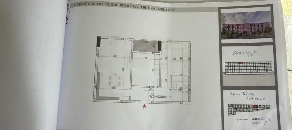 Tirane, shitet apartament 2+1 Kati 6, 85 m² 102.000 € (Fundi i Bulevardit te Ri, Fillimi i Paskuqanit)