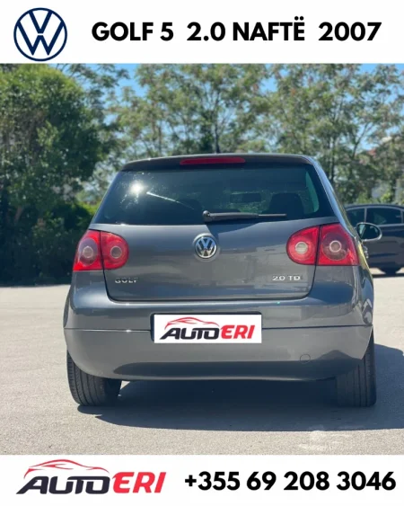 Lushnje, shitet makine GOLF 5 2007 Nafte, gri metalizato automatik Kondicioner 178.000 km 3.600 €