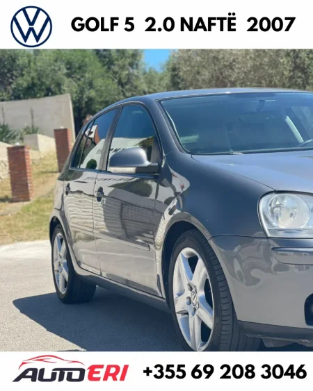 Lushnje, shitet makine GOLF 5 2007 Nafte, gri metalizato automatik Kondicioner 178.000 km 3.600 €