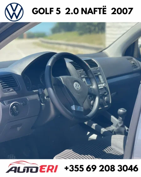 Lushnje, shitet makine GOLF 5 2007 Nafte, gri metalizato automatik Kondicioner 178.000 km 3.600 €