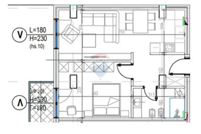 Tirane, shitet apartament , 65 m² 
