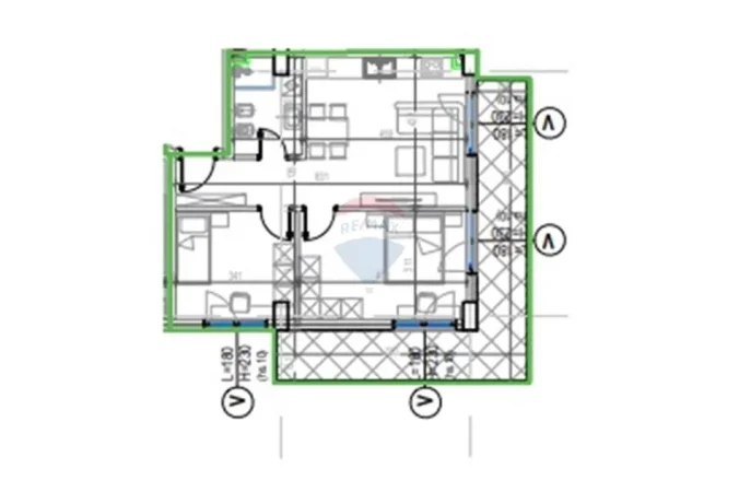 Tirane, shitet apartament , 104 m² 
