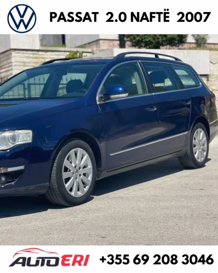 Lushnje, shitet makine PASSAT 2.0 TDI AUTOMATIK – GATI PËR RRUGË! Nafte, blu e errët automatik Kondicioner 15.000 km 4.300 €