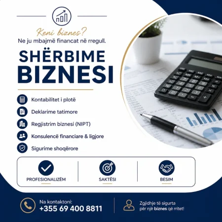 Tirane, Sherbime Kontabiliteti