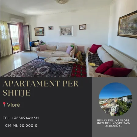 Vlore, shitet apartament 1+1 Kati 7, 81 m² 90.000 € 