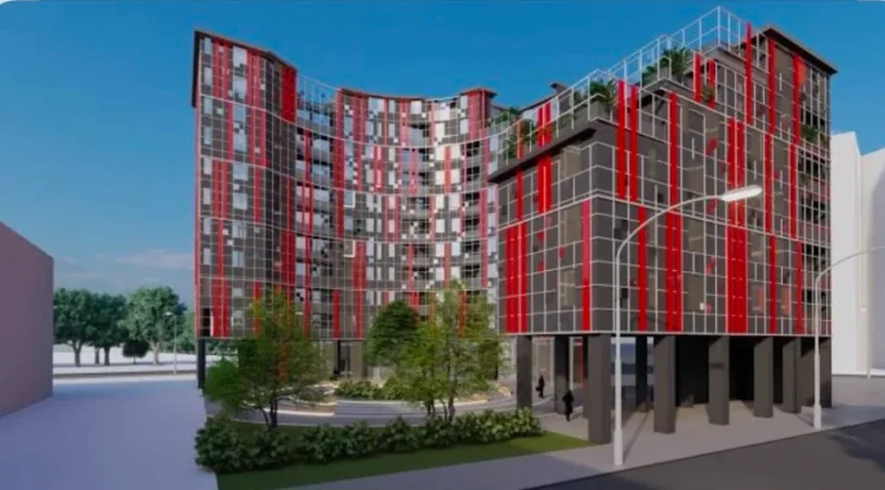 Tirane, shes apartament 1+1+Ballkon Kati 5, 72 m² 134.000 € (Twister palace don bosko)