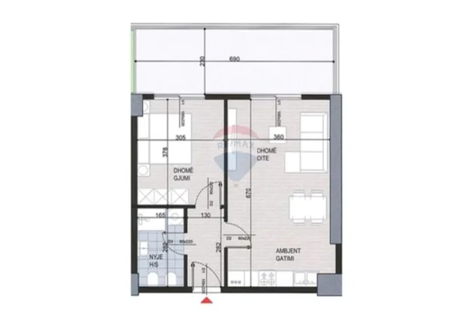 Tirane, shitet apartament , 83 m² (Ish Fusha e Aviacionit)