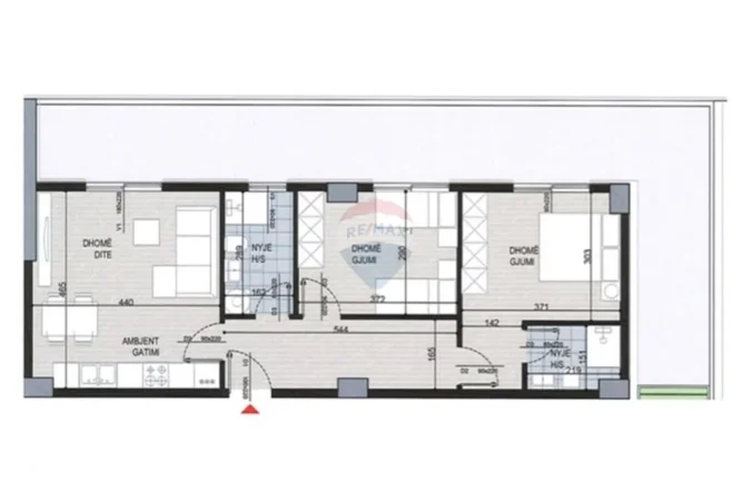 Tirane, shitet apartament , 87 m² (Ish Fusha e Aviacionit)