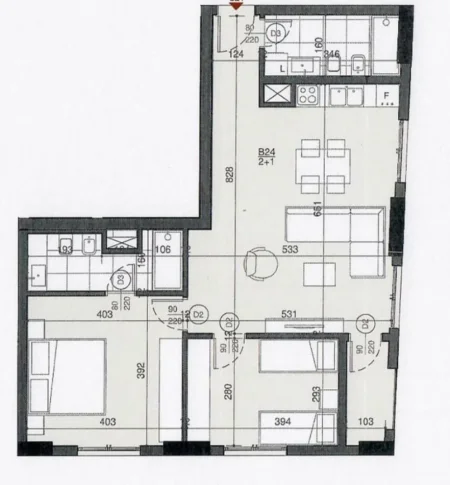 Tirane, shitet apartament 2+1+Ballkon , 103 m² 242.000 € (Rruga Siri Kodra)