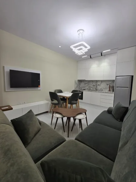 Tirane, jepet me qera Apartament 1+1+Ballkon Kati 5, 70 m², Çmimi 450 Euro, (Tek Univers City, Tiranë)