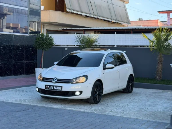 Fier, shes makine VW GOLF 6-2.0 DIESEL-AUTOMATIK-FULL OPTIONS SAPO ARDHUR-ME DOGAN- Nafte, e bardhë automatik Klima 217.000 km 6.500 €