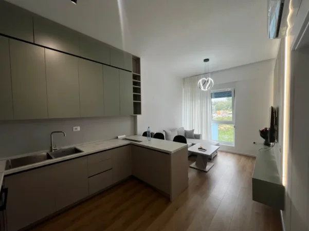 Tirane, jepet me qera apartament 1+1 Kati 3, 55 m² 400 € (Rezidenca OXA, Fresk)