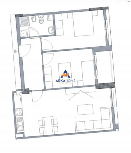 Tirane, jepet me qera apartament 2+1+Ballkon Kati 2, 94 m² 421 € 