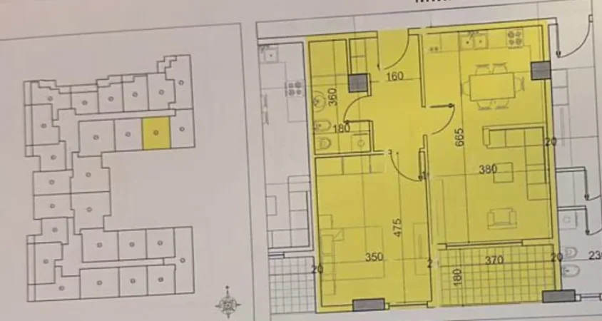 Tirane, shitet apartament 1+1 Kati 6, 76 m² 91.740 € (Paskuqan)