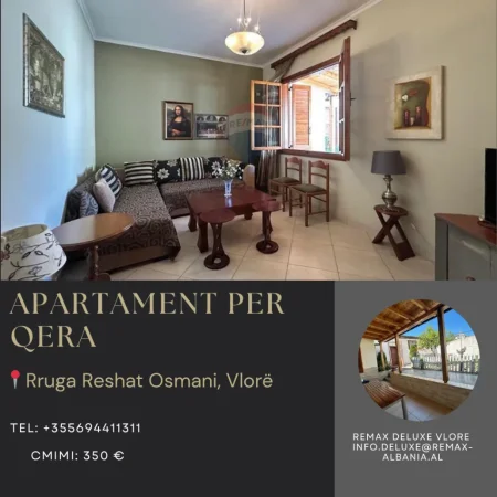 Vlore, jepet me qera shtepi 1+1 Kati 1, 64 m² 350 € (Rruga Pelivan Leskaj, Vlorë)