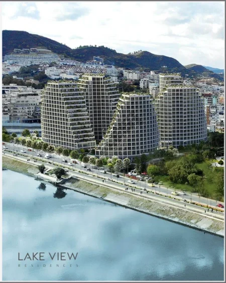 Tirane, jepet me qera apartament 2+1 Kati 6, 116 m² 2.300 € (Lake View Residenc)