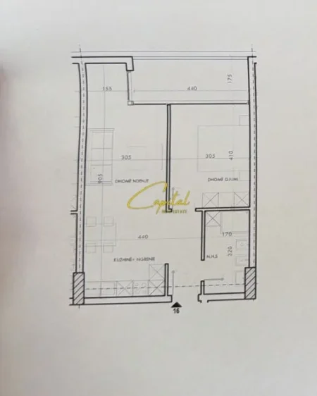 Tirane, shitet apartament 1+1 Kati 3, 76 m² 795.000 € (ASTIR)